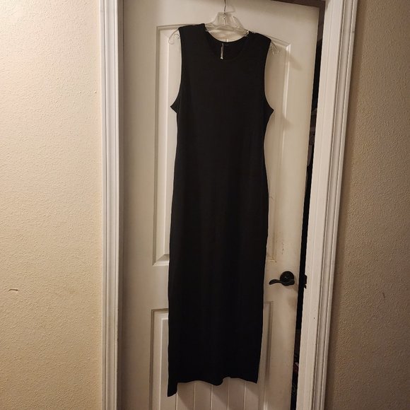 Quince Dresses & Skirts - Quince Tencel Jersey Tank Maxi Dress NWT Black XL